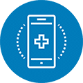 Circle - Industry - HIPAA and Medical Device Managed IT Services for HIPAA and Medical Device Manufacturers Icon at a COUPLE of GURUS